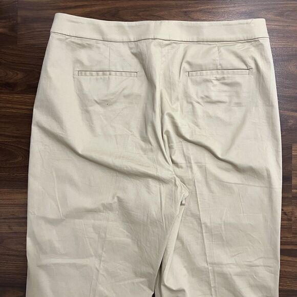 J. Crew Women's Tall Kate Straight-Leg Stretch Pant BP376 Beige Size 14T - Picture 6 of 16